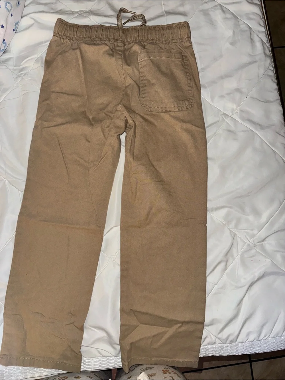 Old Navy Kids Tan Drawstring Jeans